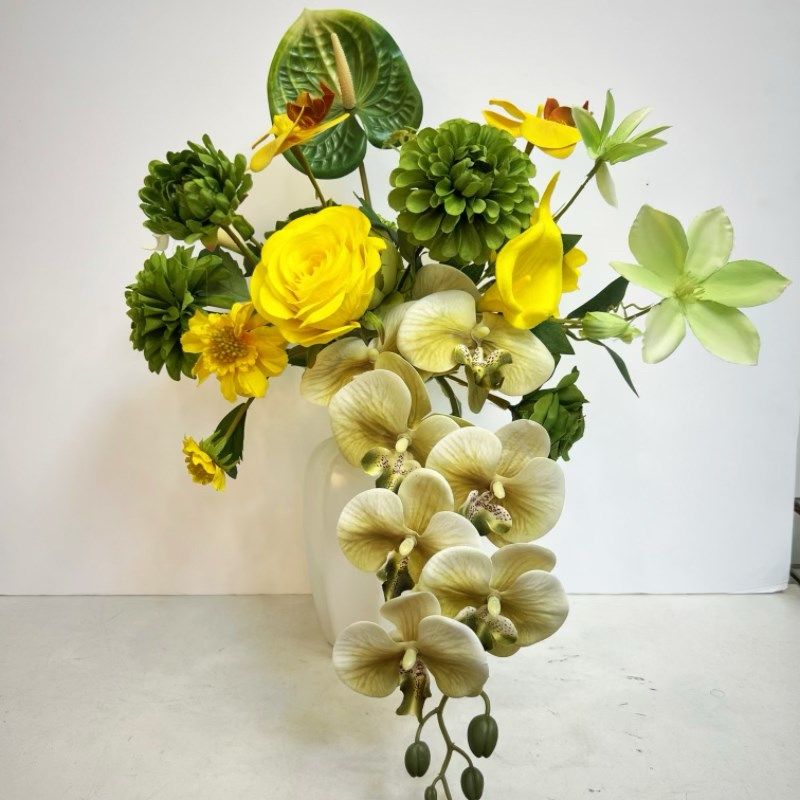 新粉福利  仿真花花束花艺手捧花绢花客厅插花餐桌家居装饰品摆设,淘宝优惠券,粉丝福利购,淘宝优惠卷