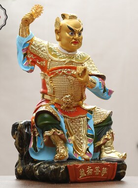 直销16寸监斋菩萨坚斋像38cm监斋树脂佛像家用坚斋菩萨紧那罗菩萨