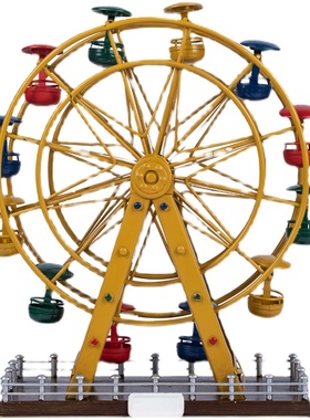 轻送摆件家卧客厅居室装饰品铁艺轮玄关创意个性摆设奢礼