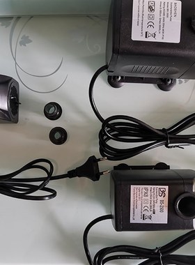 假山鱼缸鱼池喷泉盆景流水摆件抽水泵带灯家用循环器加湿