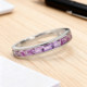 Natural colored gemstone 18K gold colored sapphire fashion ring