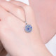 Private Jewelry 18K Gold Pink Sapphire Necklace Customization