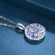 Private Jewelry 18K Gold Pink Sapphire Necklace Customization