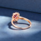 Personal jewelry pigeon blood red ruby diamond ring customization