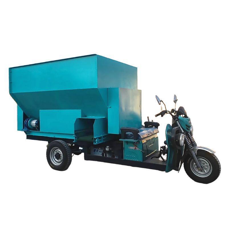 养殖用电动三轮喂料车干湿两用自动喂料机牛羊电动撒料车 - 图3