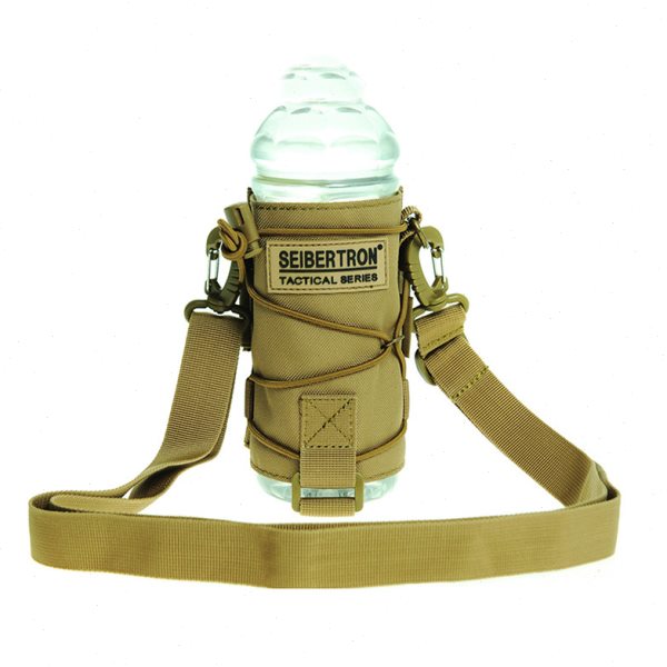 Cybertron running sports mountaineering camping kettle outdoor bag water cup insulation cover strap MOLLE attached bag