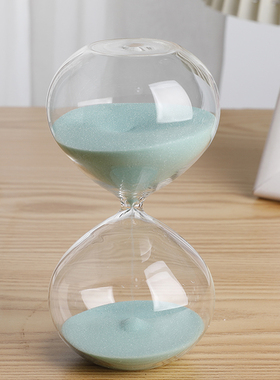 简约桌面装饰摆件45/60分钟沙漏流沙瓶现代创意家居饰品新年礼物