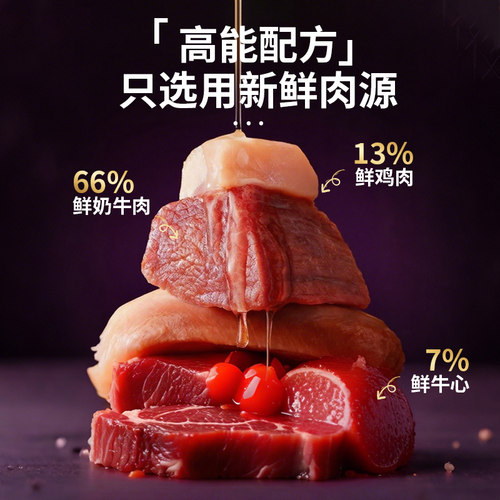 【交个朋友双旦礼遇季】Saffiy萨费焕能营养全价奶牛肉烘焙猫粮 - 图0