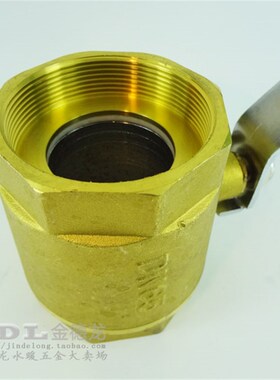 黄铜球阀2寸半3寸4寸螺纹阀门DN80内丝铜球阀dn100管道关水阀dn65