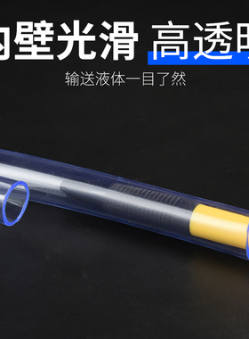 pvc透明软管家用防爆软水管浇花洗车水管管子4分6分高压塑料管