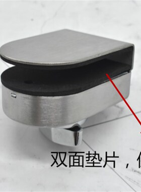 免开孔玻璃门插销锁 浴室门厕所室内门插销 玻璃推拉门固定地锁