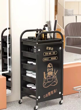 美发小推车发廊专用理发店工具柜子烫染工具车美甲车多功能收纳车