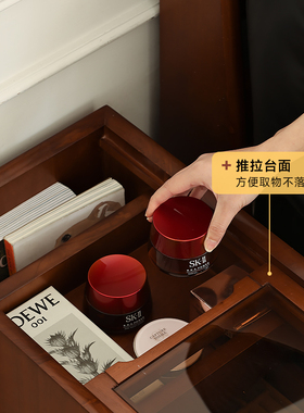 【小万家具】复古实木床头柜小户型卧室收纳柜超窄夹缝床头置物柜