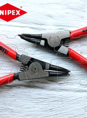 德国原装凯尼派克KNIPEX 45弯嘴外卡簧钳4631A02/A12/A22/A32