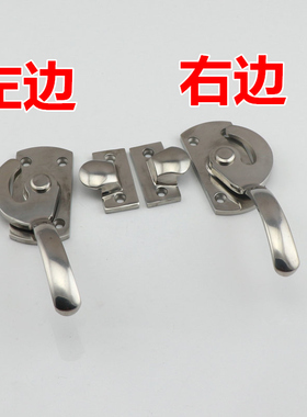 不锈钢精铸工业门把手 密闭迫紧密封手柄密封箱隔音设备门扣把手
