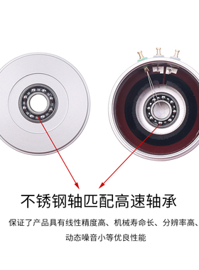 WDD35D-4精密1导电塑料电位器2K线性0.1%角位移传感器10K高精度5K