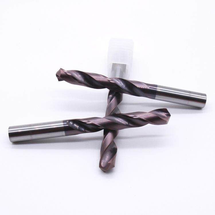 65度钨钢钻头整体硬质合金钻头超硬加长涂层麻花钻120150长mm - 图0