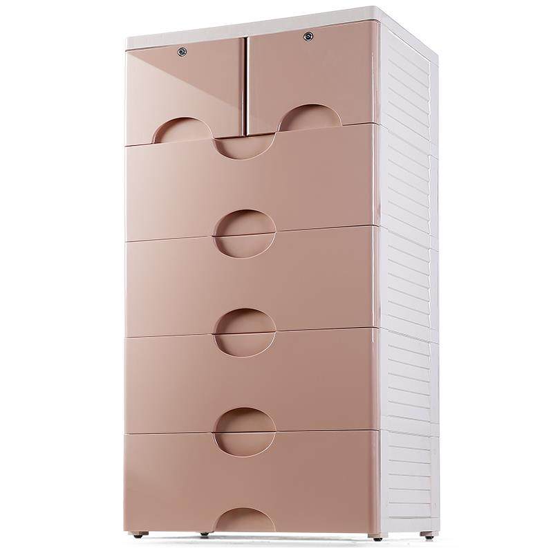 J6DA加厚抽屉式收纳柜子家用婴儿童衣服置物柜多层宝宝塑料五,淘宝优惠券,粉丝福利购,淘宝优惠卷
