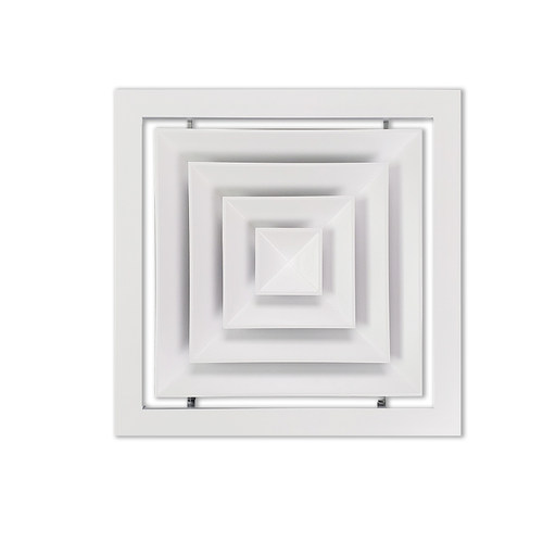 铝合金方形角框散流m器中央空调出风口吊顶检修通风口四面出风百 - 图3