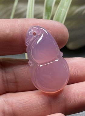 西安冰花芙蓉玉葫芦吊坠蓝田玉葫芦挂件华清池兵马俑同款吊坠送证