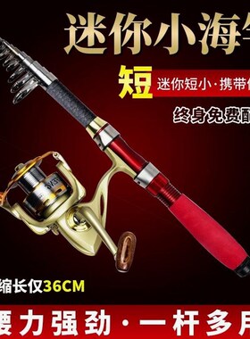 超短海竿套装迷你抛竿海杆超硬矶竿远投竿路亚竿海钓竿江竿特价