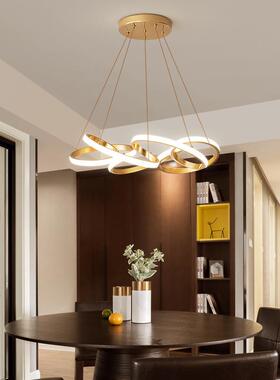 北欧餐厅吊灯后现代简约客厅灯具创意个性花形艺术办公室吊灯