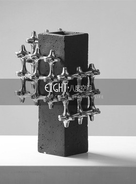 个性艺术抽象陶瓷艺术品餐厅玄关柜餐桌装饰花器花V瓶花插轻奢花