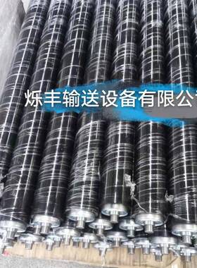 不锈钢电机流水线运输设备滚筒胶辊无动力不锈钢链轮镀锌滚筒托辊