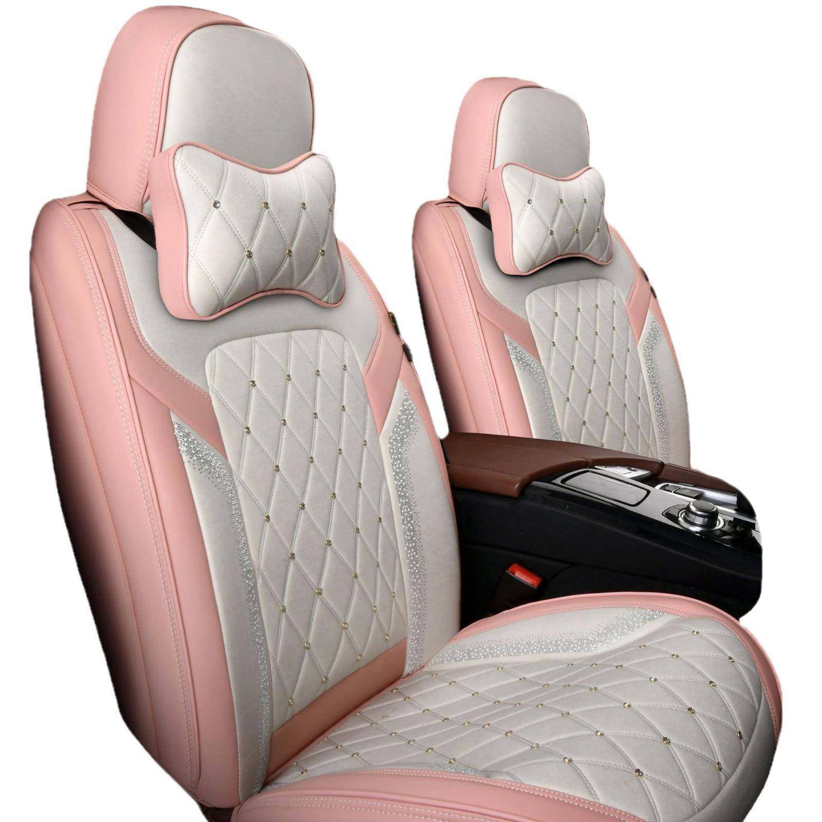 夏女高档四季通用汽车坐垫皮革高级感通用型汽车座套,淘宝优惠券,粉丝福利购,淘宝优惠卷