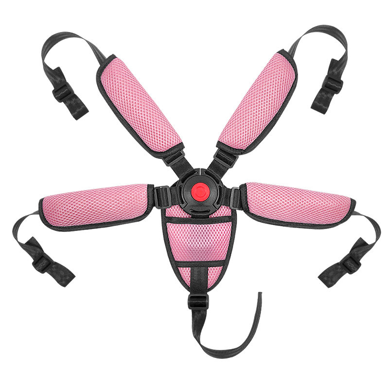 五点式安全带儿童通用座椅餐椅婴儿车遛娃神器藤椅推车宝宝固定带 - 图2