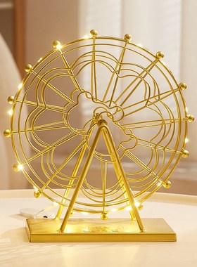 高级感小众摩天轮摆件客厅轻奢酒柜电视柜装饰品玄关办公室