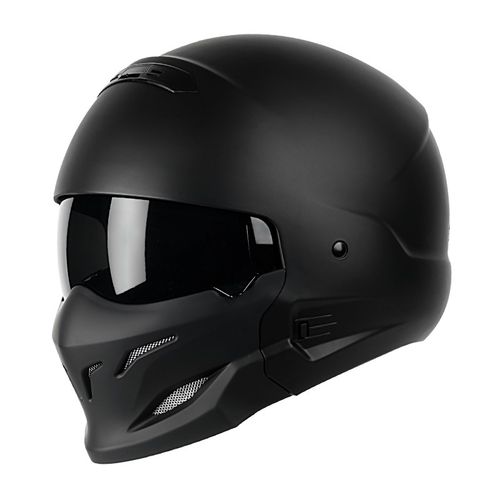 美式战士组合蝎子盔复古巡航摩托车头盔四季轻便机车全盔大头围盔 - 图3