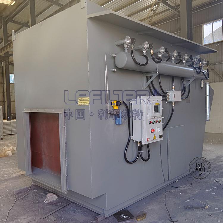 LFZK-400 oxygen making station air filter blast furnace blower inlet vertical self-cleaning air filter