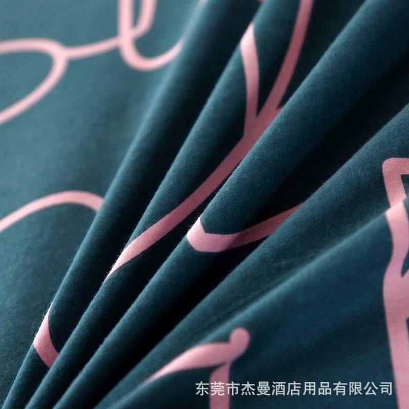 直销纯棉全棉四件套全尺寸用全棉磨毛长绒棉全棉床单被套 - 图0