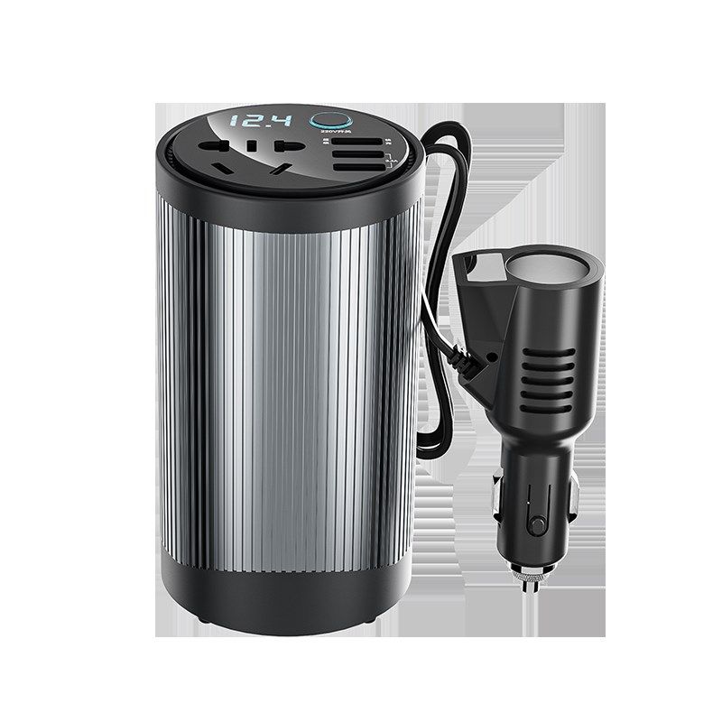 车载充电器12V24V转220Vz汽车逆变器大功率转换插座超级快充插头 - 图3