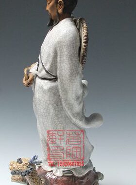 陶瓷工艺品 石湾公仔 纯阳吕祖