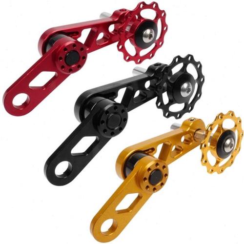 BYA412单速车折叠车导轮椭圆牙盘链条张链器拉链器11T后拨压链器 - 图0