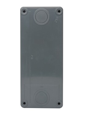 防水带灯按钮开关控制盒24V220V覆位自锁紧急停启点动123孔按钮盒
