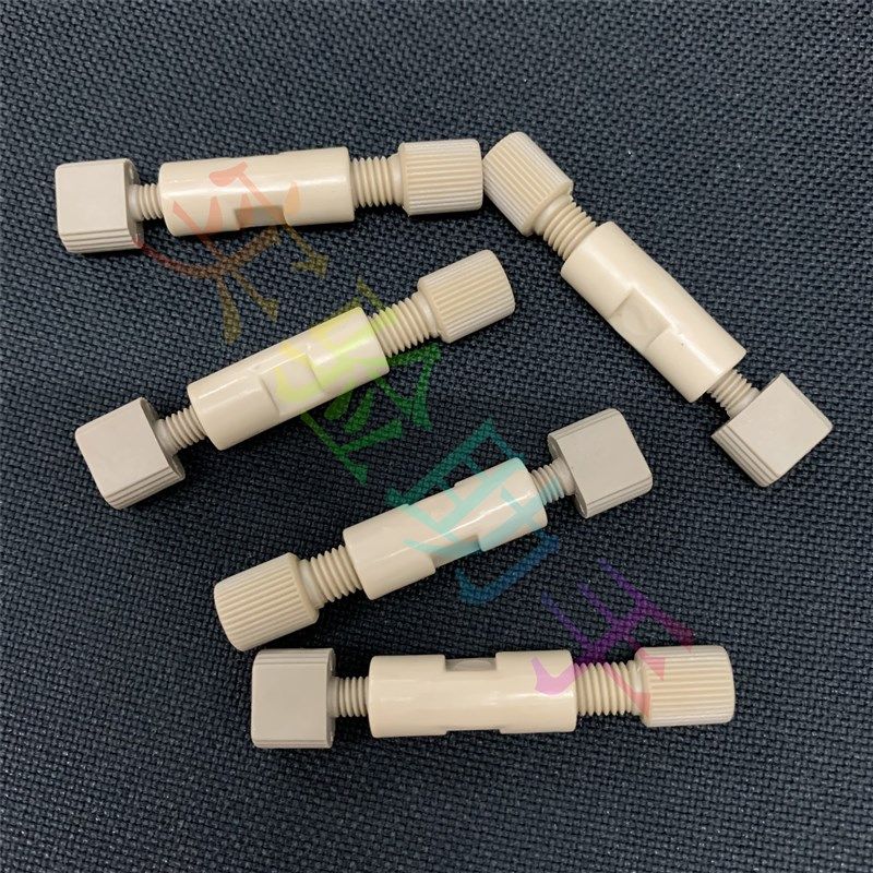 PEEK手紧接头 1/16 PEEK二通三通接头 岛津安捷伦 液相色谱配件,淘宝优惠券,粉丝福利购,淘宝优惠卷