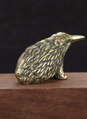 手工做旧仿古铜器鼹鼠摆件可爱童趣茶宠摆件装饰品开业礼物收藏品