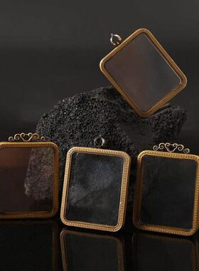 特卖纯铜十字金刚杵小唐卡嘎乌盒吊坠尼泊尔挂件