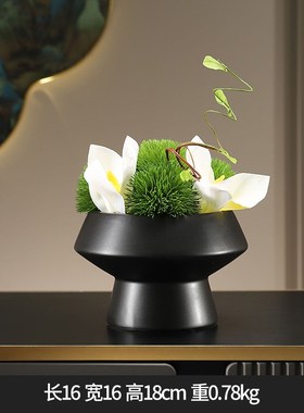 领导办公室装饰摆件高端s大气上档次老板柜子新中式公司酒柜工艺