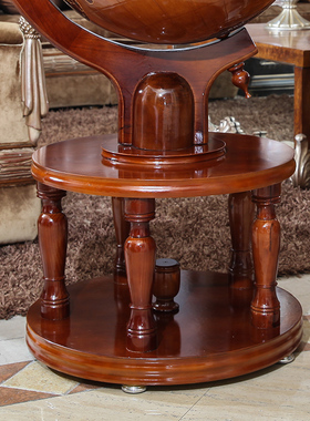 大型落地老板办公室总统实木地z球仪 客厅书房装饰摆件开业礼品物