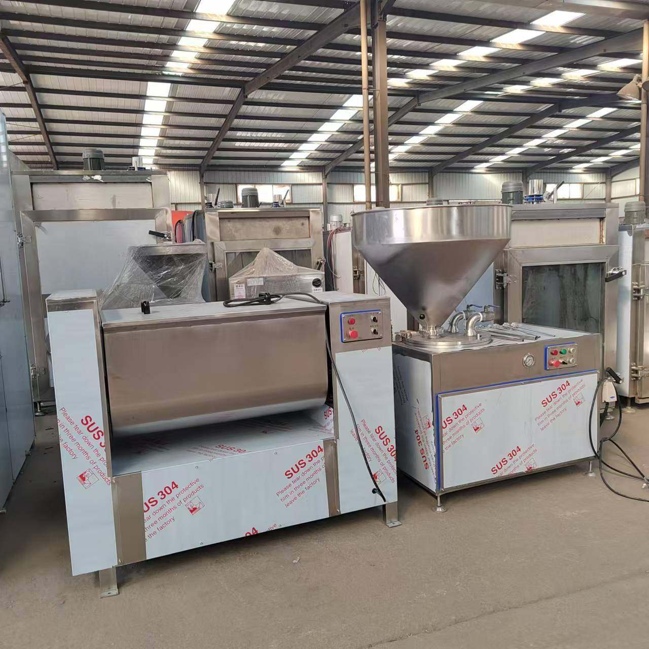 云帆生产大型商用全套腊肠灌肠机腊肉加工设备气动打结灌肠机,淘宝优惠券,粉丝福利购,淘宝优惠卷