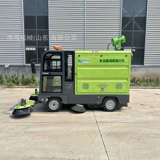 Multifunctional Road sweeper ຊັບສິນໂຮງງານຜະລິດຖະຫນົນສີ່ລໍ້ sweeper ໄຟຟ້າບໍລິສຸດ sweeper ພະລັງງານໃຫມ່