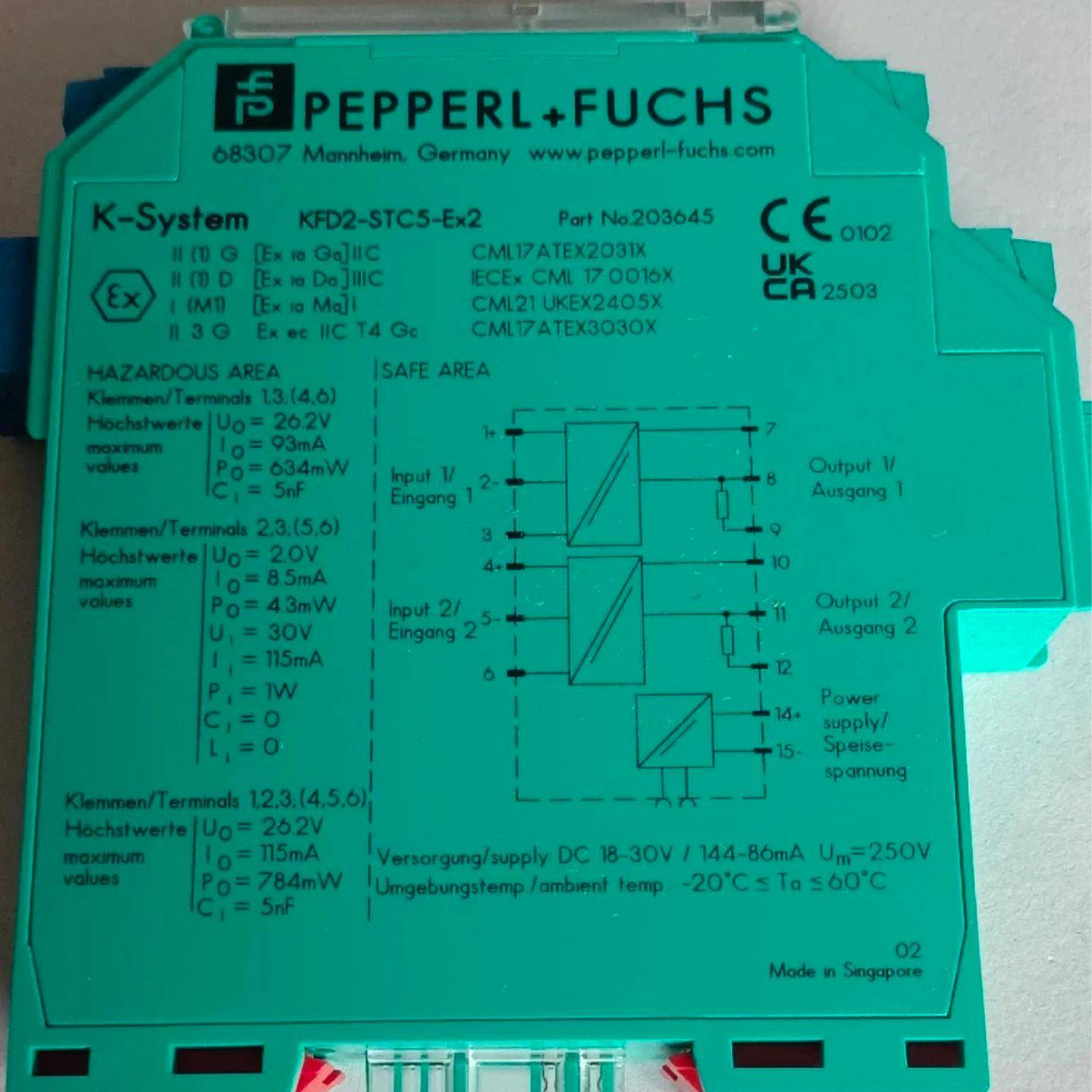 KFD2-STC5-EX1全新原装倍加福安全栅KFD2-STC5-EX2 KFD2-STC5-1 - 图0
