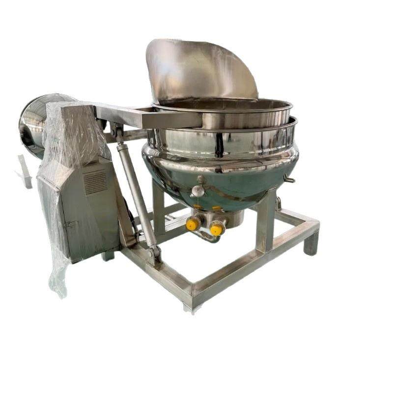 商用电加热搅拌夹层锅500L果酱熬制锅可倾式防糊底设计熬糖锅,淘宝优惠券,粉丝福利购,淘宝优惠卷