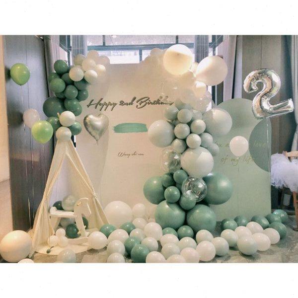 生日布置背景板复古绿牛油果绿色订婚求婚周岁气球装饰情人节kt板,淘宝优惠券,粉丝福利购,淘宝优惠卷