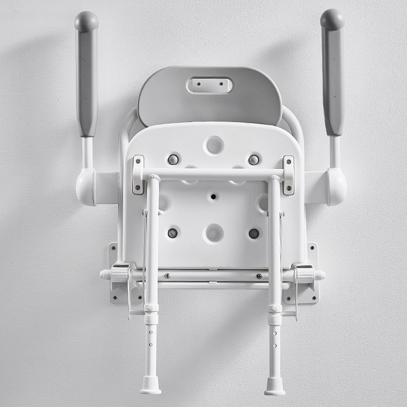 老年人浴室折叠凳子折叠椅子带腿带扶手防滑淋浴凳洗W澡凳壁挂凳,淘宝优惠券,粉丝福利购,淘宝优惠卷
