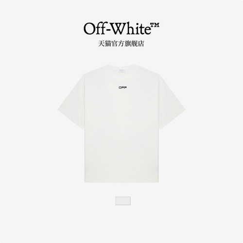 OFF-WHITE™ 情侣装新款中长款短袖T恤半袖 - 图0